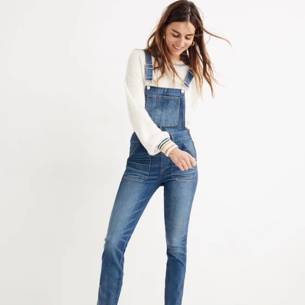 Madewell Blue Denim Women's Overalls Jeans
